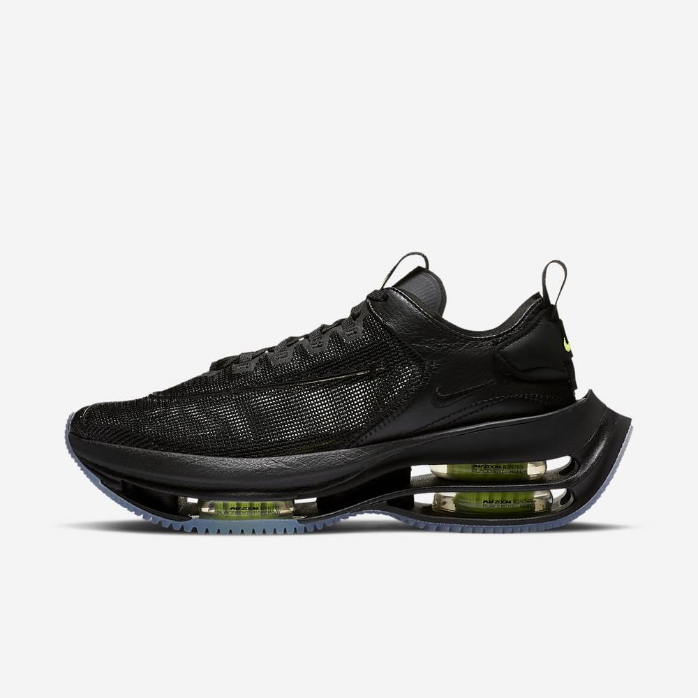 Basket Nike Zoom Double Stacked Noir 3894-561 Black/Black/Volt Homme | FIR-55490179